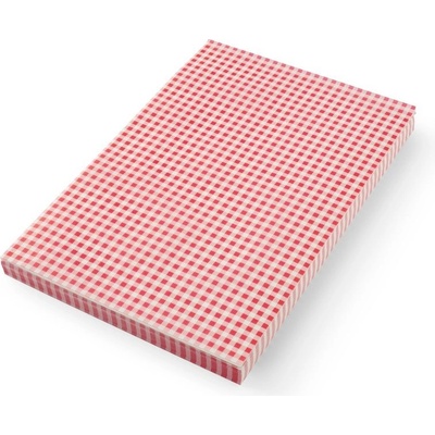 Hendi Pergamenový papír na hranolky a občerstvení, kontrolovaný vzor, 500 ks, 420x275mm