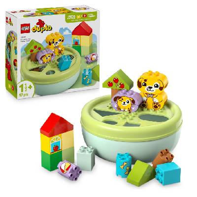 LEGO® DUPLO® My First Shape Sorter: Puppy House Toddler Learning Toy 10441 - Puppy House
