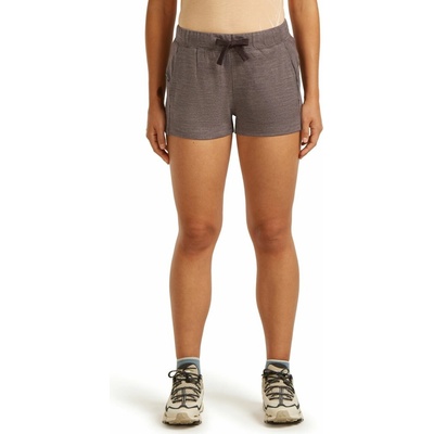 Icebreaker dámské merino kraťasy Wmns Mer Crush II Shorts Bittersweet Hthr