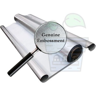 Диамантено отразително фолио (с бял гръб) 125μm 1.25м x 50м (ролка) (610577)