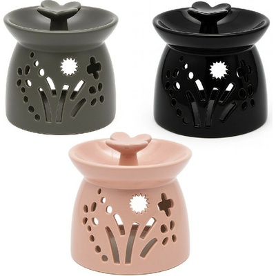 Home Elements aroma lampa 8 cm mix barev šedá černá béžová