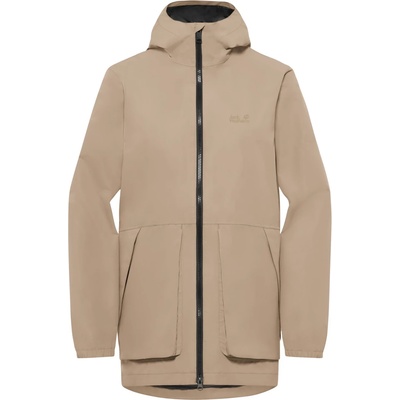 Jack Wolfskin Дамско палто Jack Wolfskin Women's Terraview 2L Parka Coat - Oat (102-5199-0212)