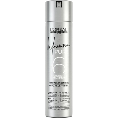 L'Oréal Infinium Pure 6 Lak na vlasy s extra silnou fixací 500 ml