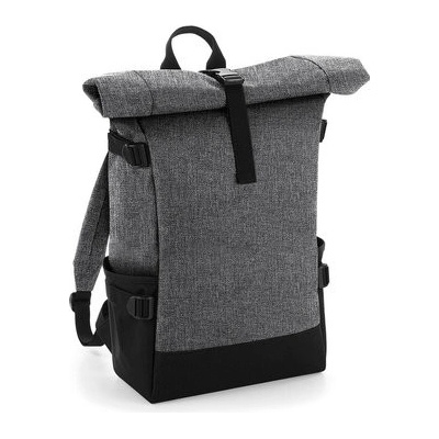 BagBase Rolovací batoh s postranními kapsami na notebook až 17" černá BG858