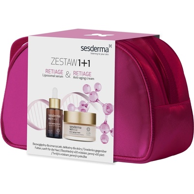 Sesderma Reti Age Set Sada Kozmetická taštička Sérum 30 ml + Krém 50 ml