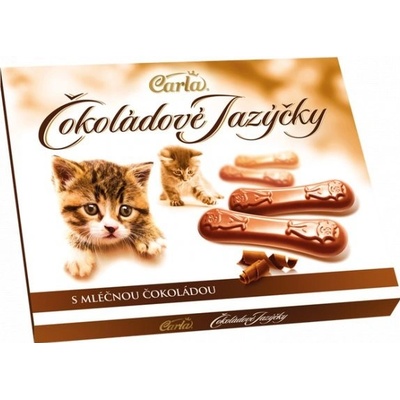Carla Čokoládové jazýčky mliečne 100 g