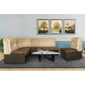 Image 1 of Мебелна фабрика НОВ ДОМ - гр. Ямбол Холов ъгъл Елегант 1 (1239)