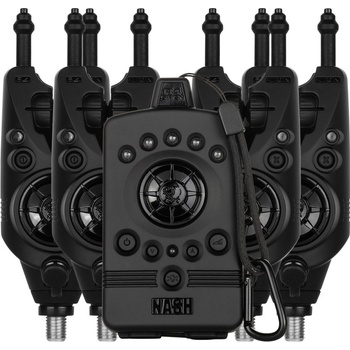 Nash Tackle Siren R4 Presentation Set 4 Rod carp beacons black T2984