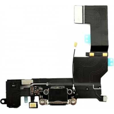 AppleKing napájací a dátový konektor s jack konektorom a flex káblom pre Apple iPhone SE (2016) – vesmírno-sivá (Space Gray)