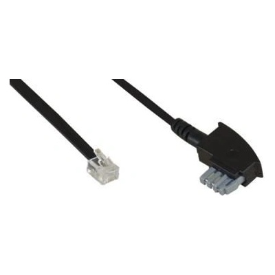 InLine 18813A телефонен кабел 3 м Черен (18813A)