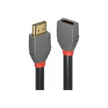 Lindy Кабел LINDY LNY-36475 : : HDMI 2.0, M / F, Anthra Line, 4K, До 4096 x 2160 / 60 Hz, A-A, Удължителен, 0.5 м, Черен, LNY-36475