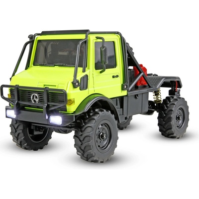 AMEWI MERCEDES-BENZ UNIMOG U4000 SCALE CRAWLER 4WD RTR ZELENÝ 1:18