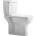 Inter Ceramic Моноблок ICC 8036 S PP RIMLESS, седалка и капак, порцелан, бял, 80x60x35.5см (8036S PP RIMLESS)
