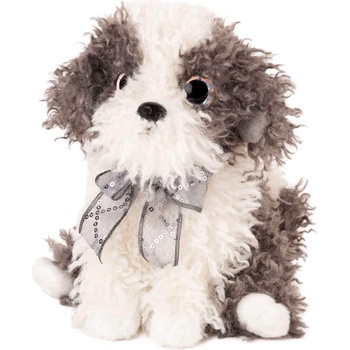 Амек Тойс Плюшена играчка Амек Тойс - Куче седнало, сиво, 22 сm (010259-1)