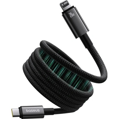 Baseus P10319805111-01 Tungsten Gold magnetický nabíjecí a datový USB-C na Lightning 1m černý