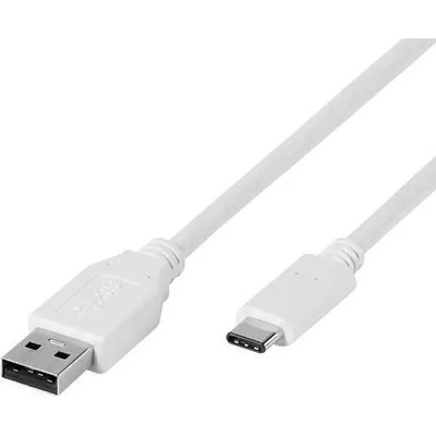 Vivanco Кабел Vivanco 39452, от USB-A (м) към USB-C(м), 1m, бял (39452)