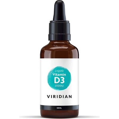 Viridian Liquid Vitamin D3 2000iu 50 ml