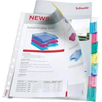 Esselte Джоб с перфорация Esselte А4 130 мик 8 бр (1303379-414150)