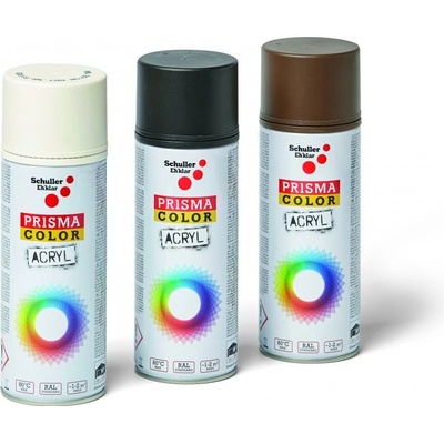 Schuller Eh'klar Prisma Color 91004 RAL 9005M Sprej černý matný 400 ml, odstín barva černá matná – Zboží Mobilmania