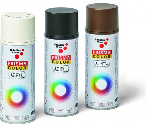 Schuller Eh'klar Prisma Color 91004 RAL 9005M Sprej černý matný 400 ml, odstín barva černá matná