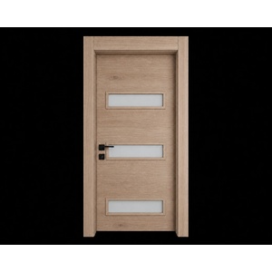 EUROSTILL Интериорна врата с каса EUROSTILL MILANO TW с остъкление 88x205 cm Дъб Мауела (DMTW20588MO150/S)
