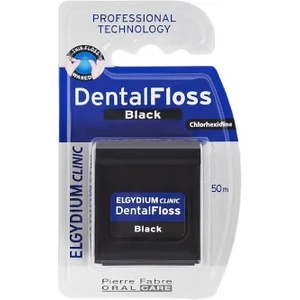 ELGIDIUM Elgydium dental floss black конец за зъби с хлорхексидин (bg002060)
