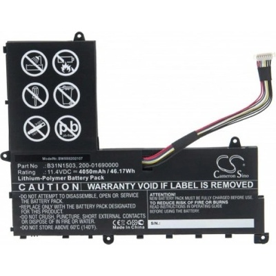 VHBW Батерия за Asus EeeBook E202SA, B31N1503, 4050 mAh (888202107)