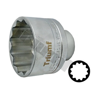 TRIUMF Hlavica 12-hran, 3/4" na poloosi. - 65 mm 24148