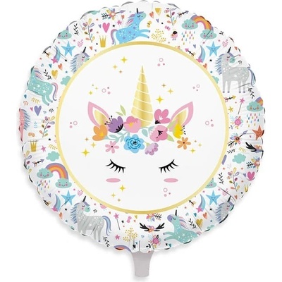 Big Party Фолиев Балон - Еднорог, 45см