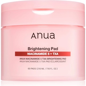 Anua Niacinamide 5% + TXA Brightening Pad тонизиращи възглавнички за освежаване и хидратация 60 бр