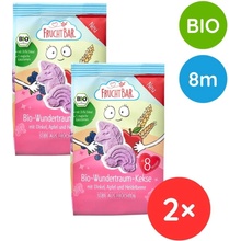 FruchtBar BIO Špaldové máslové sušenky s ovocem Jednorožec 2 x 100 g