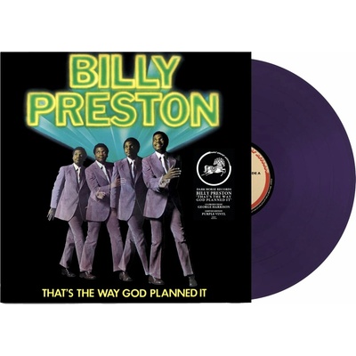 Preston Billy - That's The Waz God Planned It Purple Vinyl LP