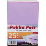 PUKKA PAD Плик, C6, перфориран, PUKKA PAD "Pastel", смесени цветове 9059-ENV (9059-ENV)