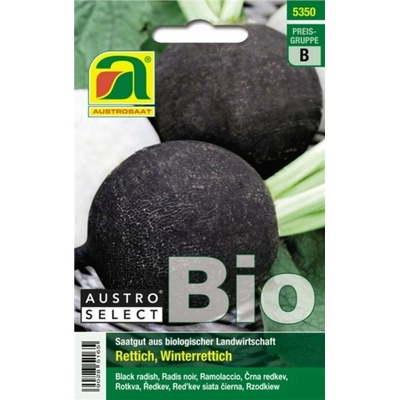 AUSTROSAAT Bio reďkovka čierna "Wiener Runder Kohlschwarzer" - 1 bal.