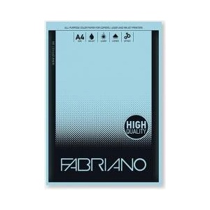Fabriano Копирна хартия Fabriano Copy Tinta, A4, 80 g/m2, небесносиня, 50 листа, office1_1535100095