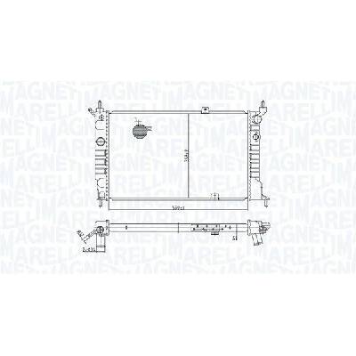 Chladič motora, chladič vody MAGNETI MARELLI 350213175500