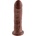 King Cock 8" Кок Кафяво