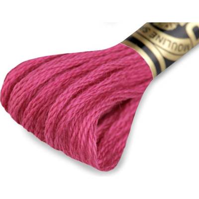 Vyšívací příze DMC Mouliné Spécial Cotton Varianta: 3804 růžová sytá tmavá, Balení: 1 ks 27729/15784/176531