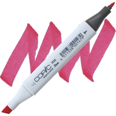 Lihová fixa COPIC Classic oboustranná Fine & Chisel, Coral (R35)