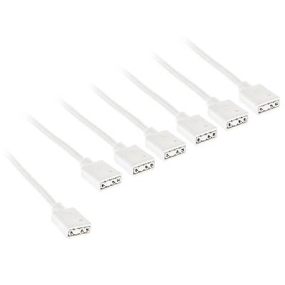 Кабел Kolink ARGB 1-6 Сплитер - 30 cm Бял (ZUAD-1630)