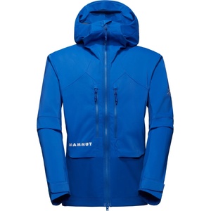 Mammut Мъжко софтшел яке Mammut Eiger Nordwand Pro Softshell Hooded Jacket Softshell jacket - Eiger Blue (003-3447-0211)