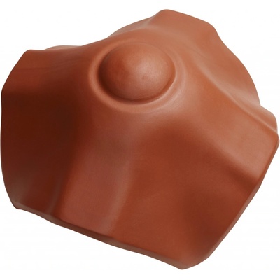 Tondach Hřebenáč rozdělovací tvar X Hranice 21 cm glazura Amadeus černá