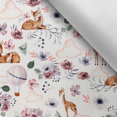 Takoy Látka s potlačou nepremokavý polyester TD / NS nature / príroda