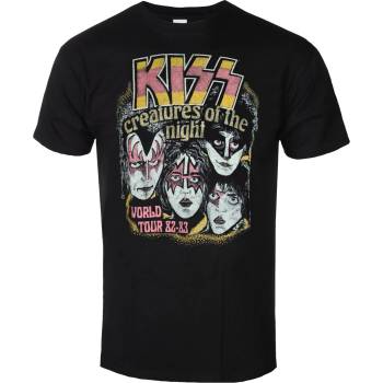 NNM мъжка тениска Kiss - Creatures World Tour - черна - 50788100