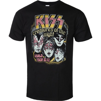 NNM мъжка тениска Kiss - Creatures World Tour - черна - 50788100