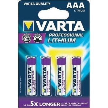 Varta Professional Lithium AAA 4ks 6103301404