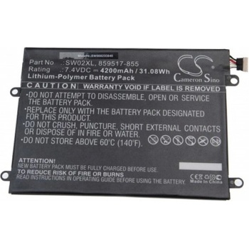 Image 1 of VHBW Батерия за HP X2 210 G2 / Notebook X2 10, SW02XL, 4200 mAh (888200846)