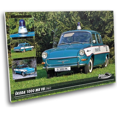 Obraz č. 33 - ŠKODA 1000 MB VB (1967) 100 x 70 cm