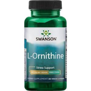 Swanson L-Ornithine 500 mg [60 капсули]