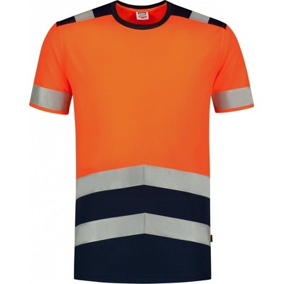 Malfini T-Shirt High Vis Bicolor T01 tričko unisex oranžová L